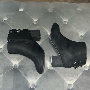 Suede ankle boots